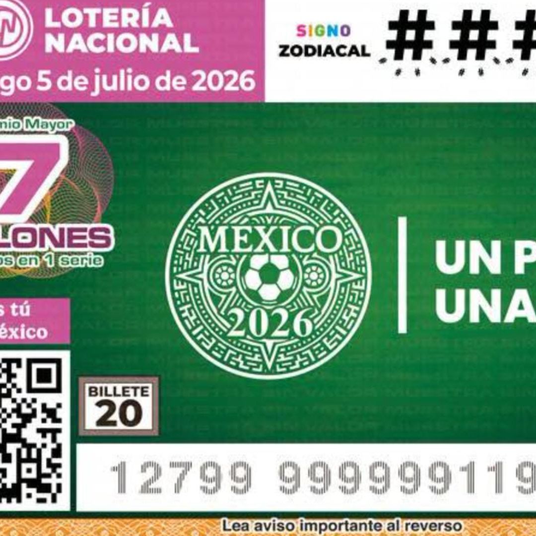 Boleto Sorteo Zodiaco 1751. Resultados Lotería Nacional Hoy 5 de Julio 2026